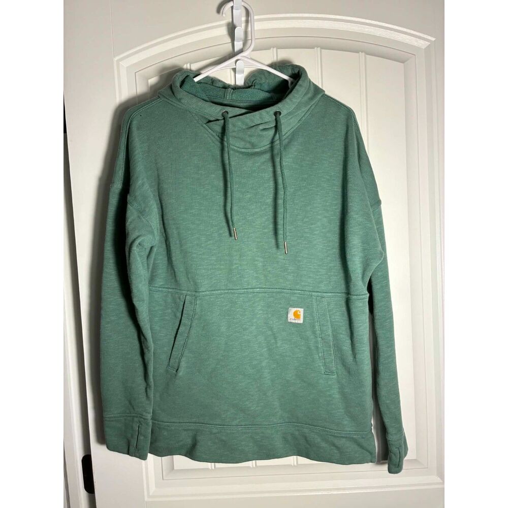 Ladies Hoodie Carhartt Size 4/6 Green